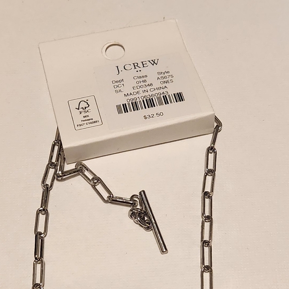 J crew chain link necklace - Picture 2 of 2